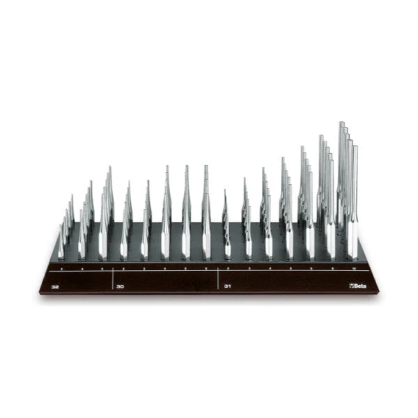 Beta Tools 38/DS1 Wall-mounted Display with 75 Punches and Assortment