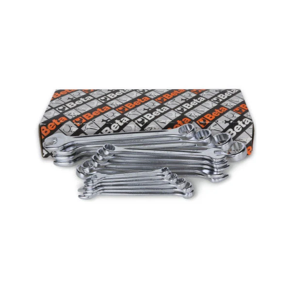 Beta Tools 42/S Set of Combination Wrenches Chrome-Plated Metric Set
