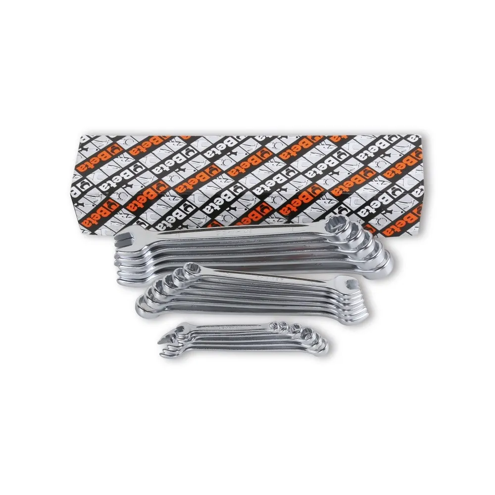 Beta Tools 42/S Set of Combination Wrenches Chrome-Plated Metric Set - Image 3