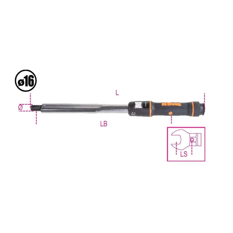 Beta Tools 668N Click-type torque bars, for right-hand and left-hand tightening, torque accuracy: ±3% - Image 2