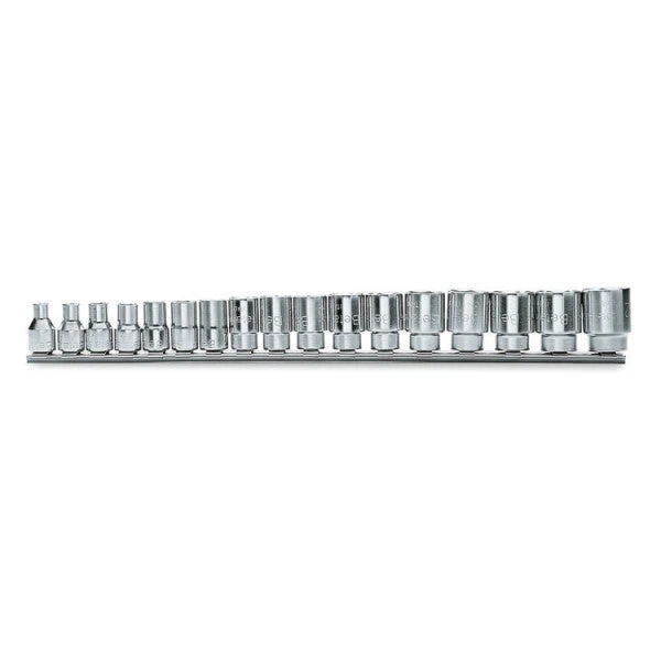 Beta Tools 910B/SB Bi-Hex Socket Set 3/8" Female SquareDrive Chrome-Plated