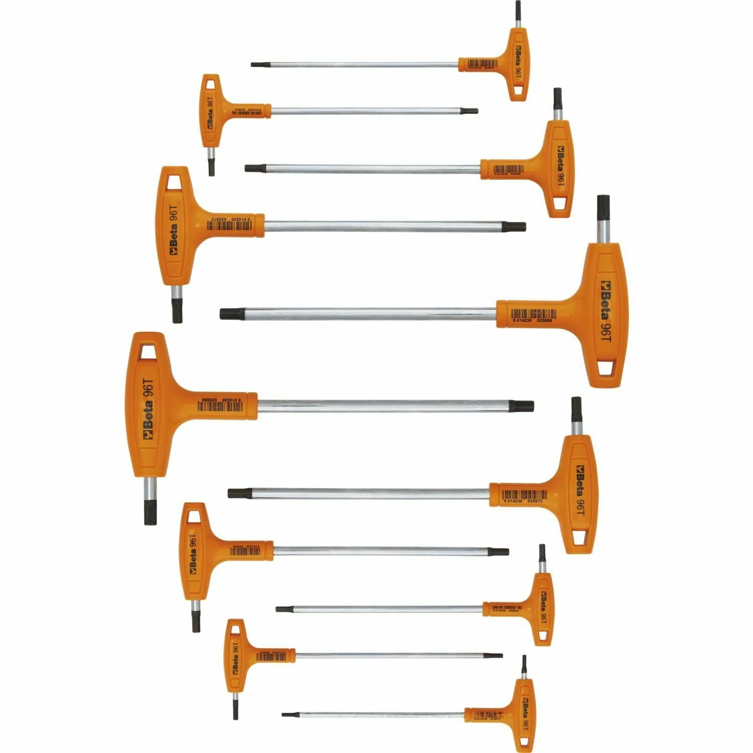 Beta Tools 96T/S Offset Hexagon Key Wrench Set Chrome-Plated Handles - Image 3