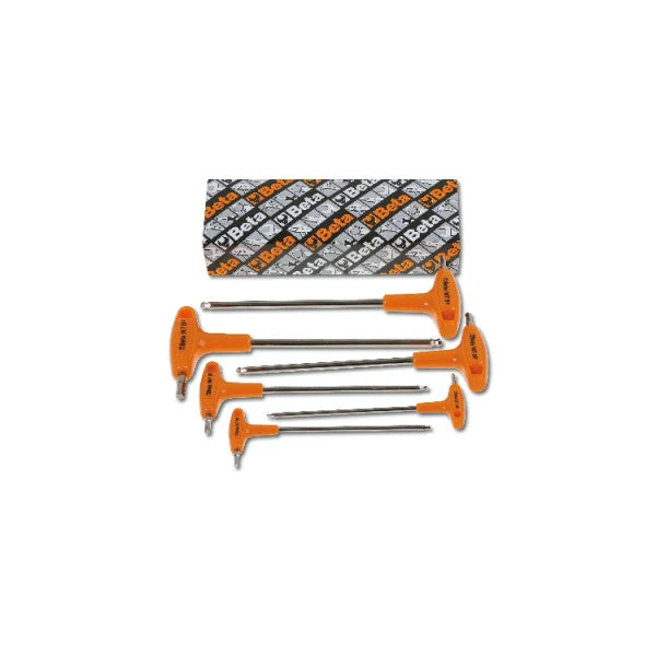 Beta Tools 96TBP/S Ball-Head Offset Hex Key T-Handle Set