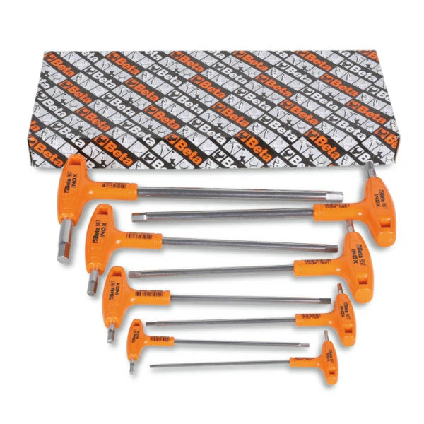 Beta Tools 96TINOX/S8 Stainless Steel Offset Hex Key Set 8-Piece