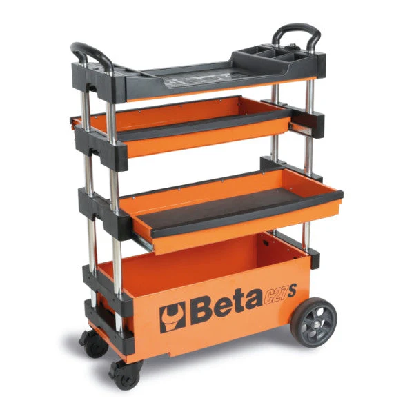 Beta Tools C27S Folding Tool Trolley for Outdoor Jobs Transportable