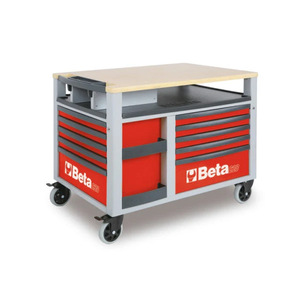 Beta Tools C28 SuperTank Trolley with Worktop and Ten Drawers - Image 4