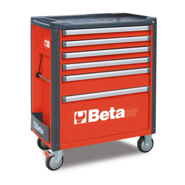 Beta Tools C37/6 Mobile Roller Cab 6-Drawer - Image 3