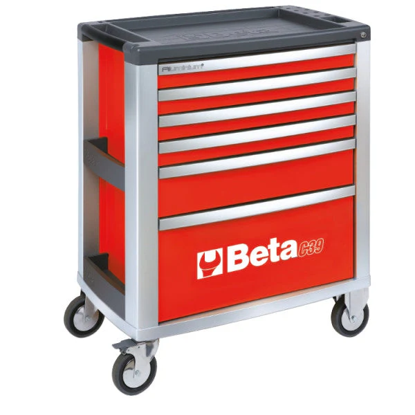 Beta Tools C39/6 Mobile roller cab with six drawers - Image 2