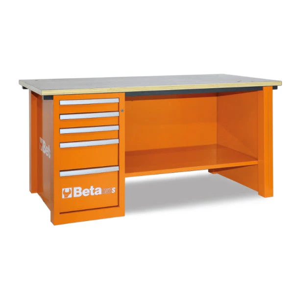 Beta Tools C57SD MasterCargo Workbench Heavy-Duty Drawer Cabinet Laminate