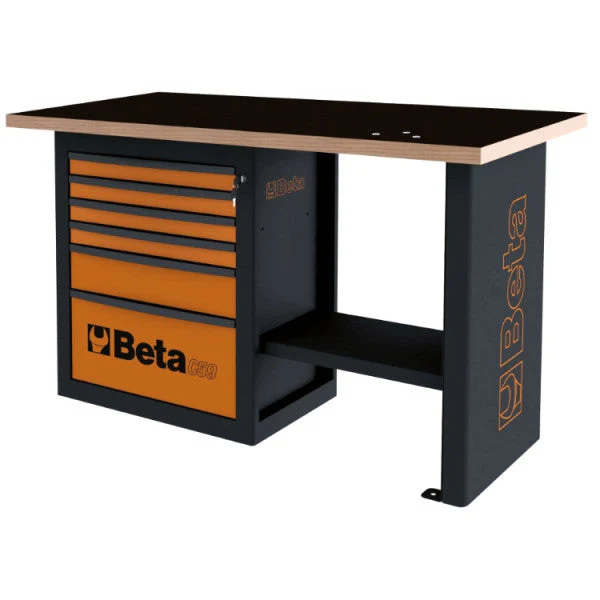 Beta Tools C59C Endurance Workbench 1-Cab with Six Drawers, Short - Image 2