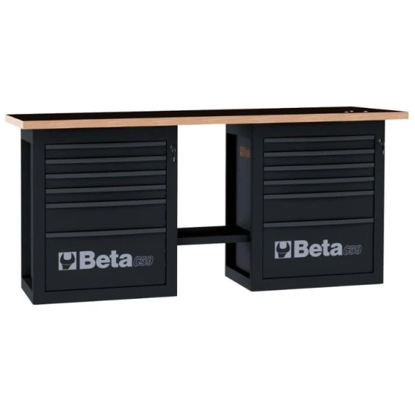 Beta Tools Endurance Workbench with 2 Cabs and Six Drawers - Image 2
