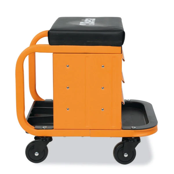 Beta Tools Heavy-duty Creeper with Tool Chest 2258N-O Workshop Seat - Image 2