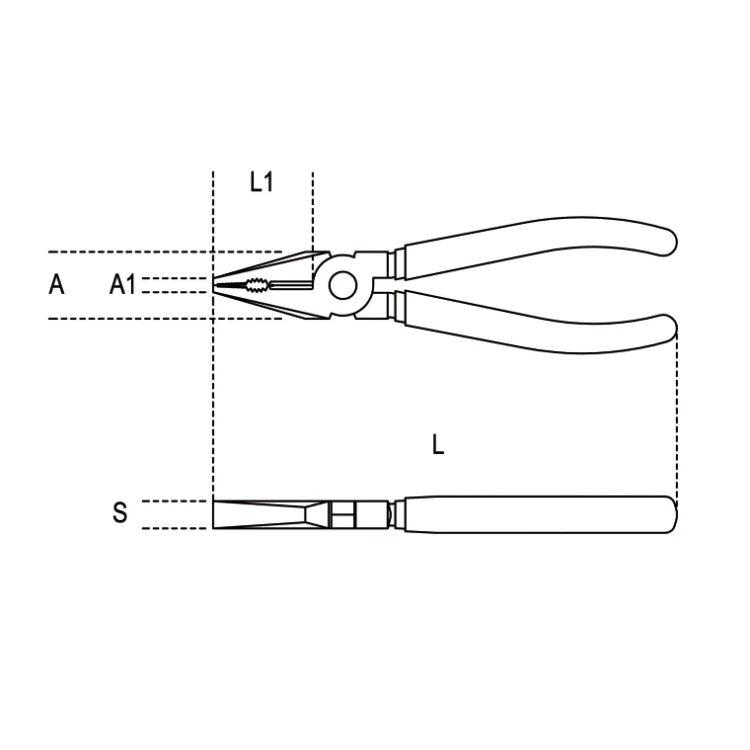 Beta Tools Heavy-Duty Stainless Steel Combination Pliers 180mm 1150INOX - Image 2