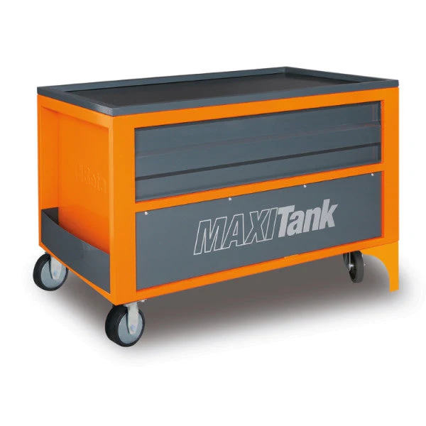 Beta Tools MaxiTank Mobile Workbench C30M Steel Oil-Proof Worktop - Image 2