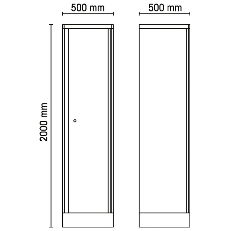 Beta Tools - RC55 A1 Sheet Metal Single-Door Tool Cabinet - Image 3