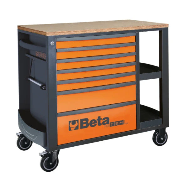 Beta Tools RSC24L/7 Mobile Roller Cab 7-Drawer Side Shelf