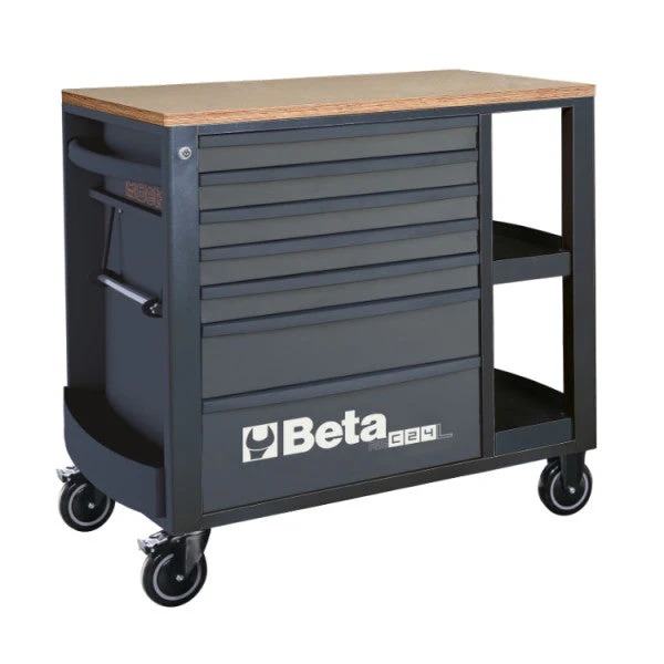 Beta Tools RSC24L/7 Mobile Roller Cab 7-Drawer Side Shelf - Image 2