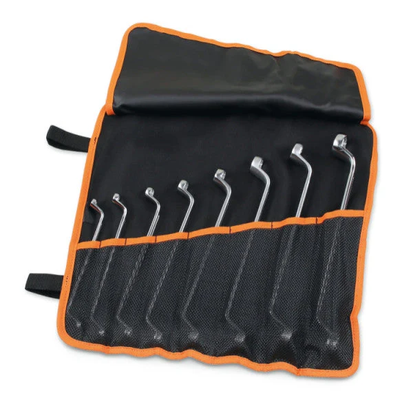 Beta Tools 90/B8N Set of 8 Deep Offset Double-Ended Ring Wrenches