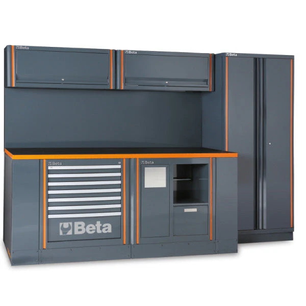Beta Tools Workshop Equipment Combination RSC55 Modular Workbench Set