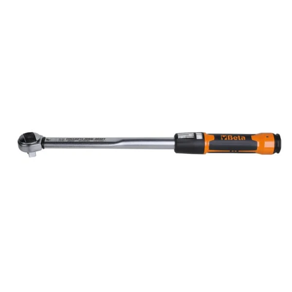Beta Tools 666 LBF.FT ZERO-RESET Click-Type Torque Wrench, Scale in lbf.ft