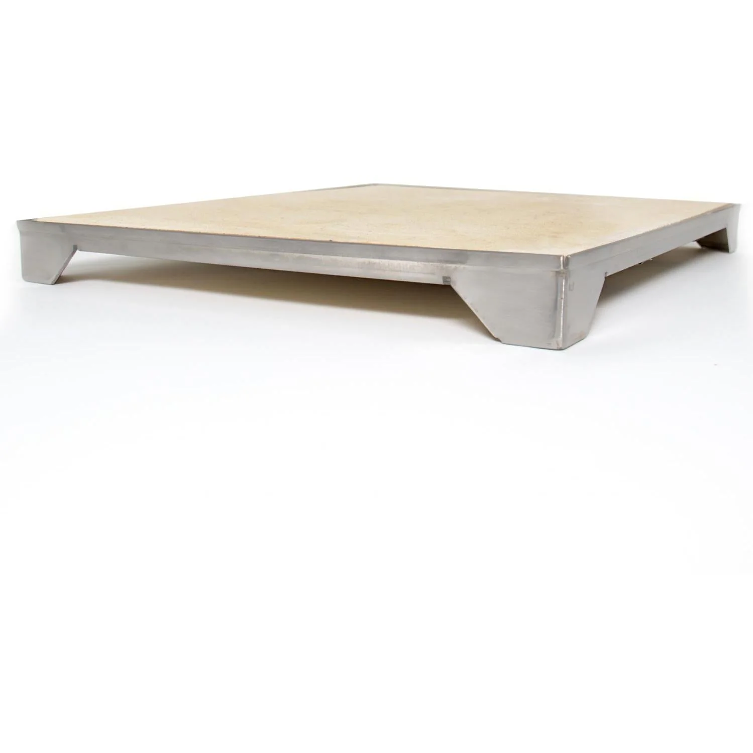 Blaze 14 3/4 Inch Ceramic Pizza Stone With Stainless Steel Tray - BLZ-PZST - Image 2
