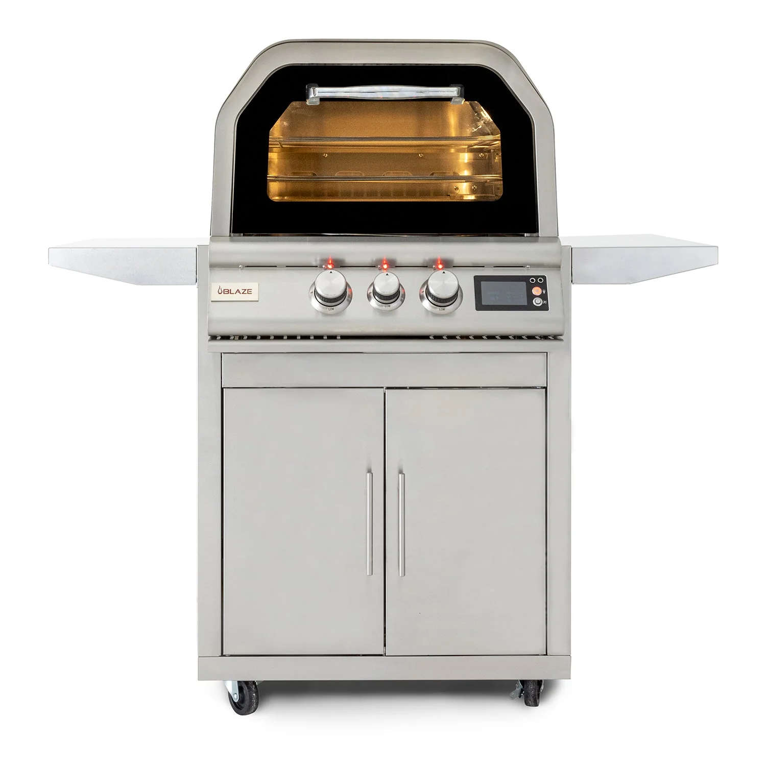 Blaze 26-Inch Gas Outdoor Pizza Oven With Rotisserie (NG) - BLZ-26-PZOVN-NG