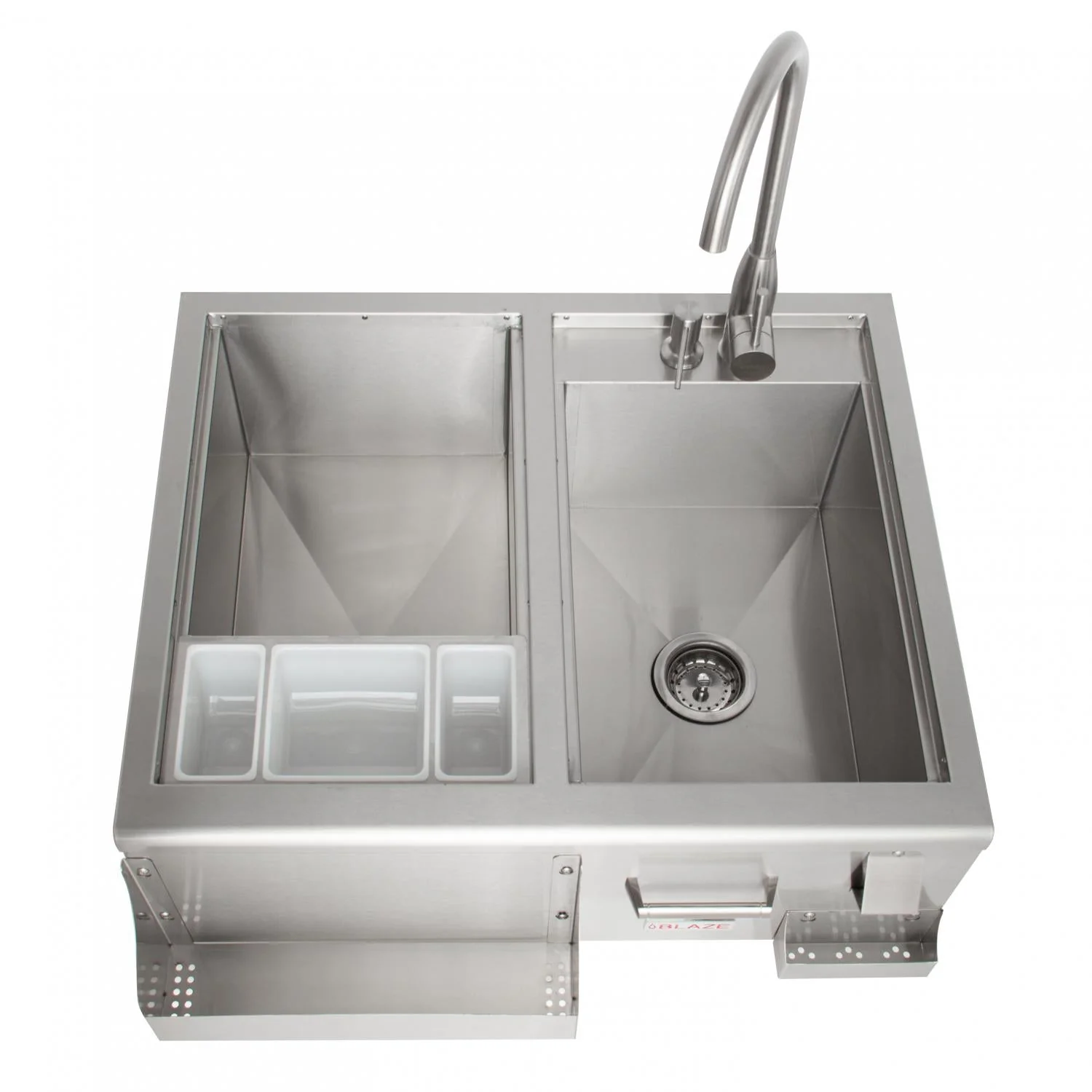 Blaze 30-Inch Beverage Center With Sink & Ice Bin Cooler - BLZ-30CKT-SNK - Image 2