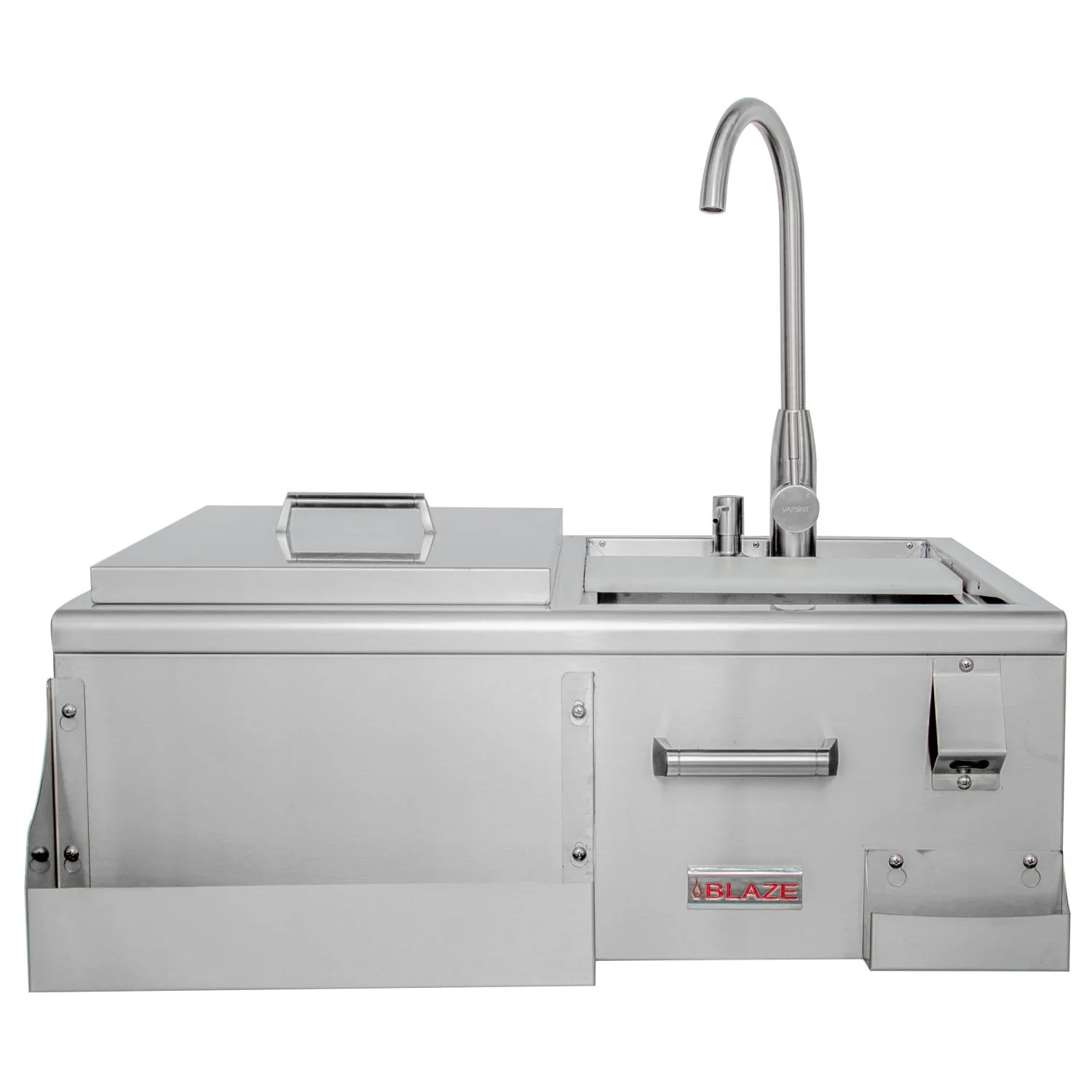 Blaze 30-Inch Beverage Center With Sink & Ice Bin Cooler - BLZ-30CKT-SNK - Image 4