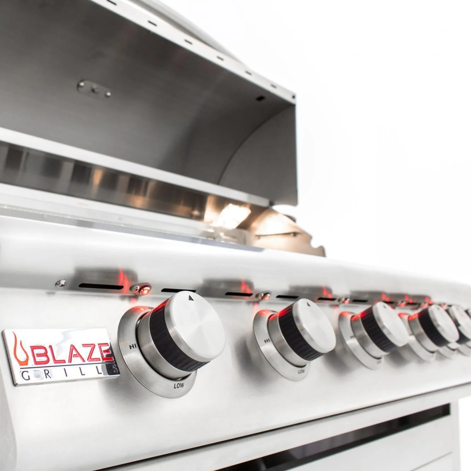 Blaze LTE 40-Inch 5-Burner Built-In Propane Gas Grill With Rear Infrared Burner & Grill Lights - BLZ-5LTE2-LP