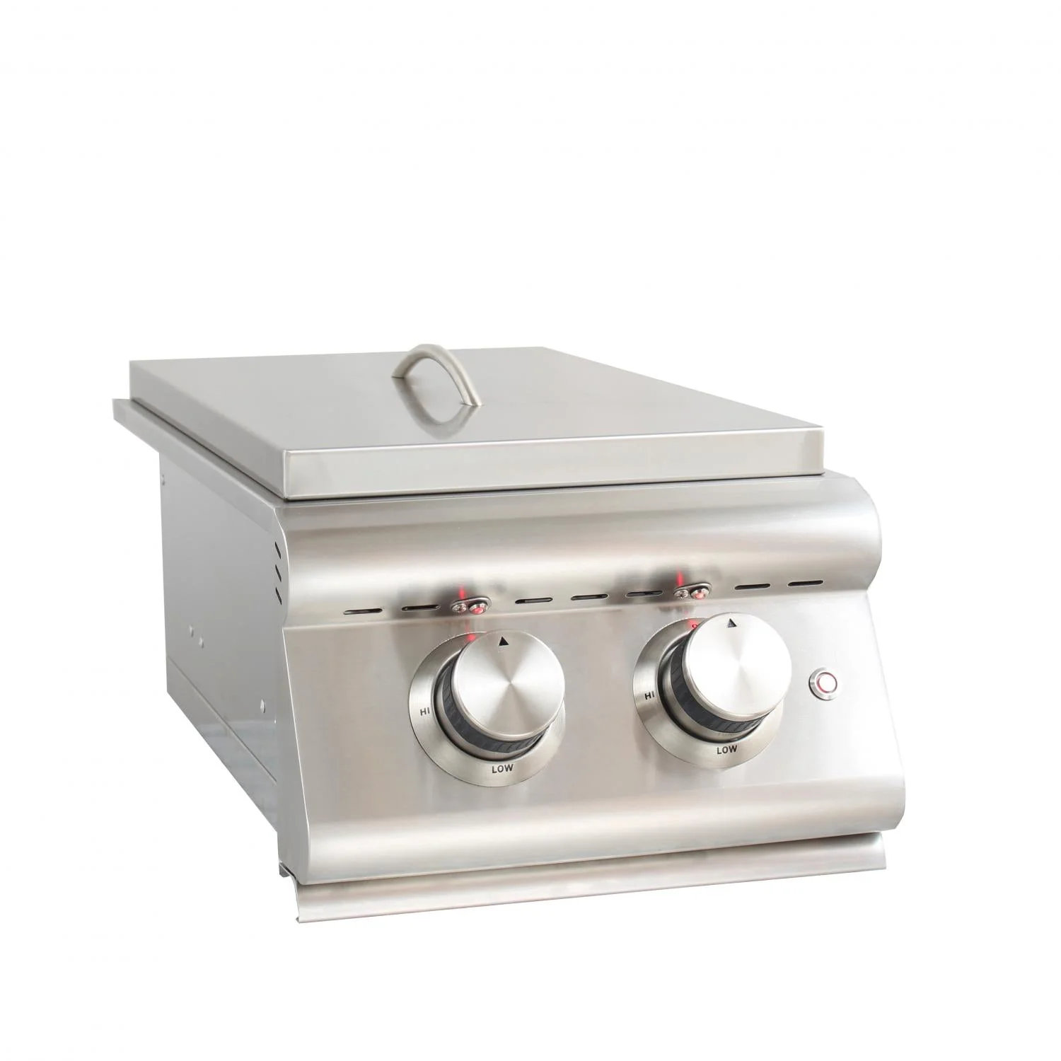 Blaze LTE Built-In Natural Gas Stainless Steel Double Side Burner With Lid - BLZ-SB2LTE-NG - Image 5