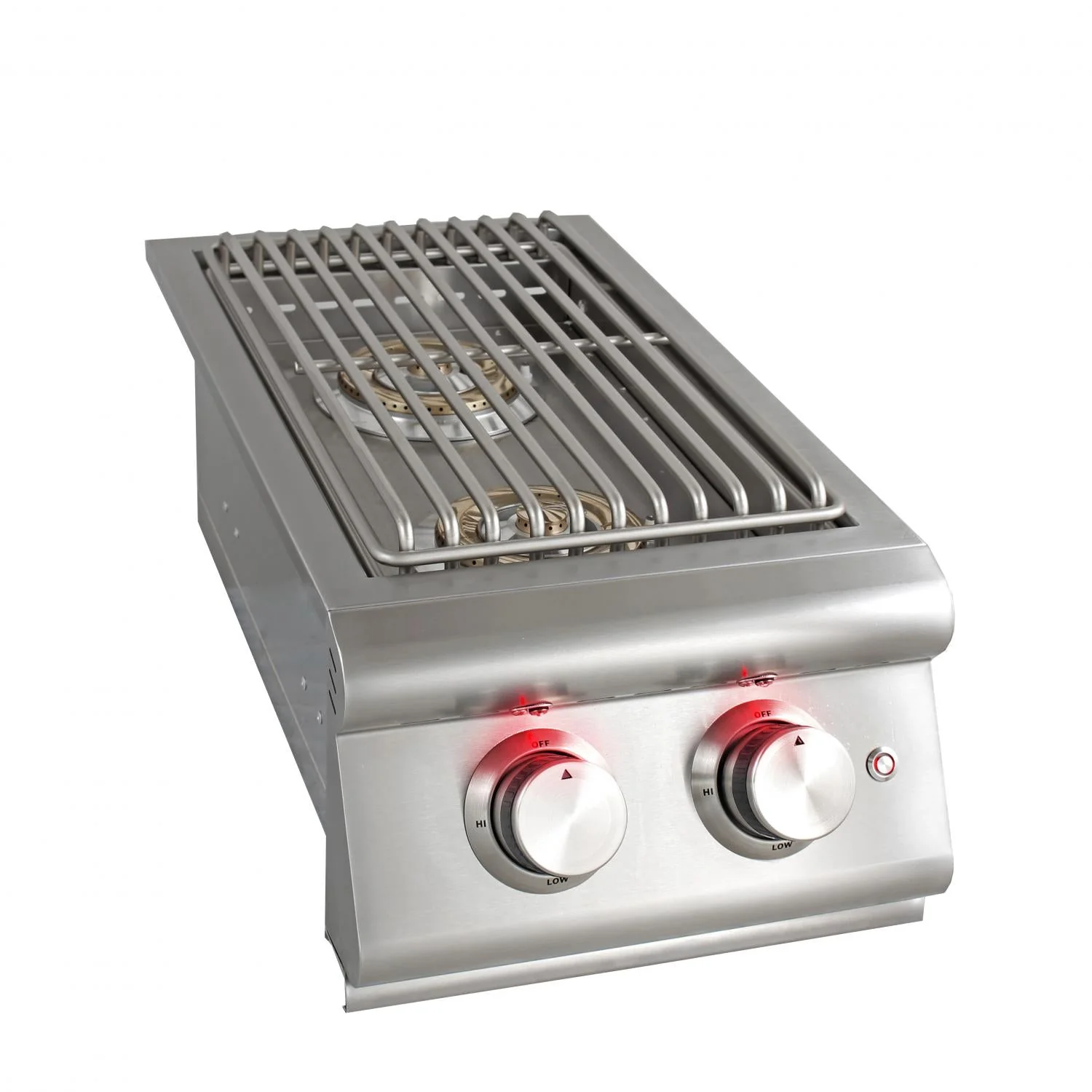 Blaze LTE Built-In Propane Gas Stainless Steel Double Side Burner With Lid - BLZ-SB2LTE-LP - Image 5