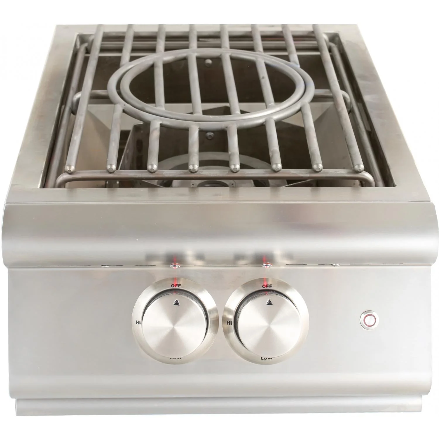Blaze LTE Built-In Propane High Performance Power Burner W/ Wok Ring & Stainless Steel Lid - BLZ-PBLTE-LP - Image 8