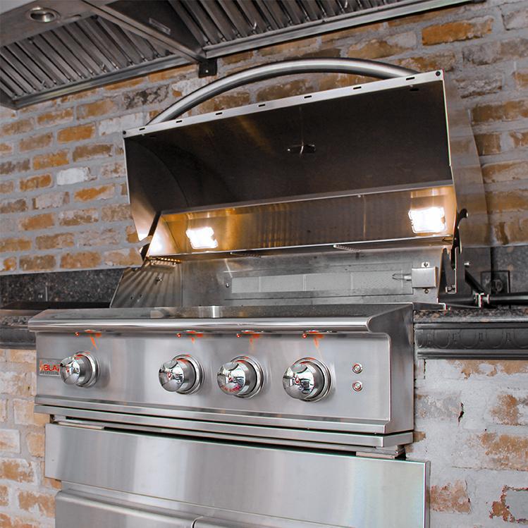 Blaze Professional 34-Inch 3-Burner Built-In Propane Gas Grill With Rear Infrared Burner - BLZ-3PRO-LP - Image 2