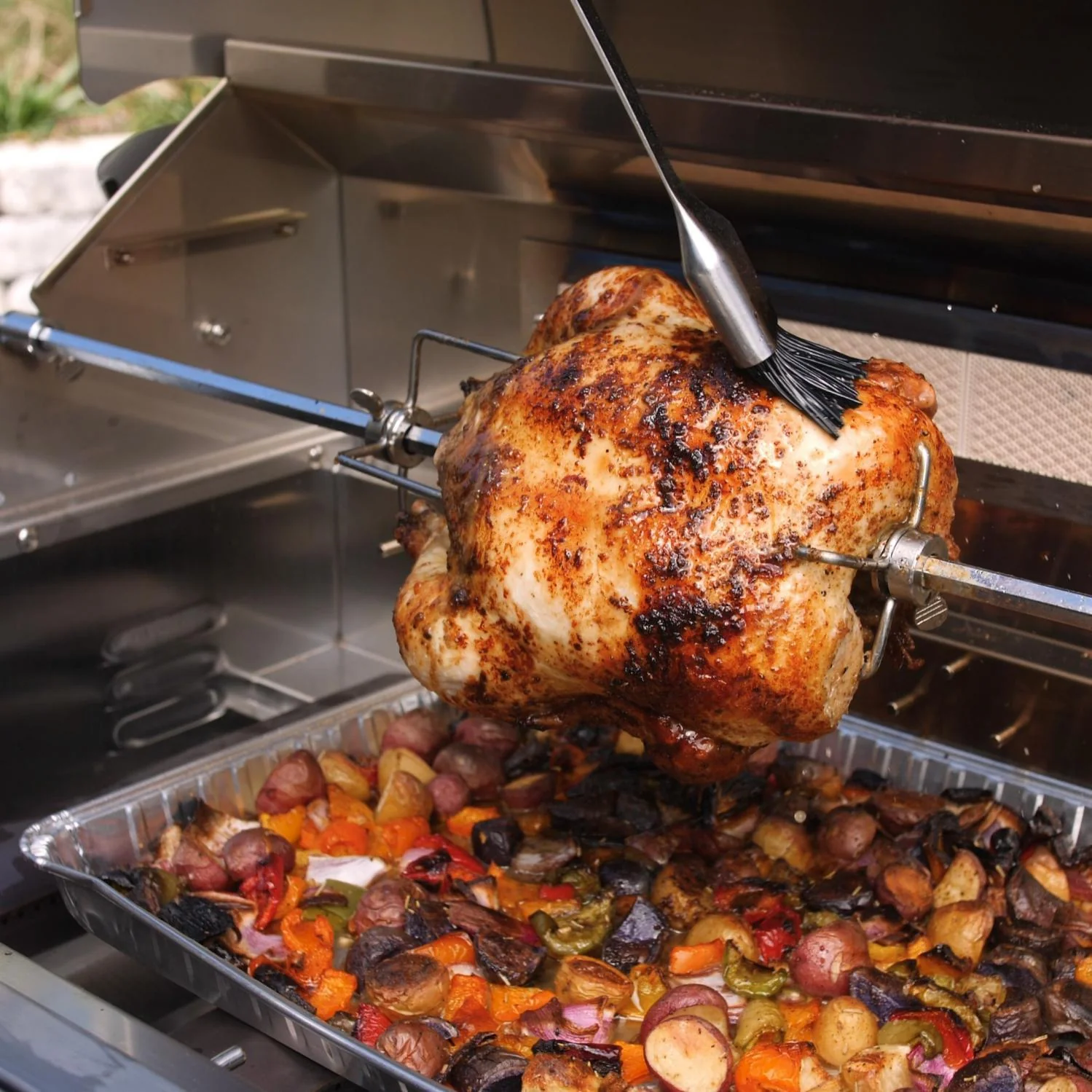Blaze Rotisserie Kit For 32-Inch Charcoal & 4-Burner Gas Grills - BLZ-34-ROTIS-SS - Image 4