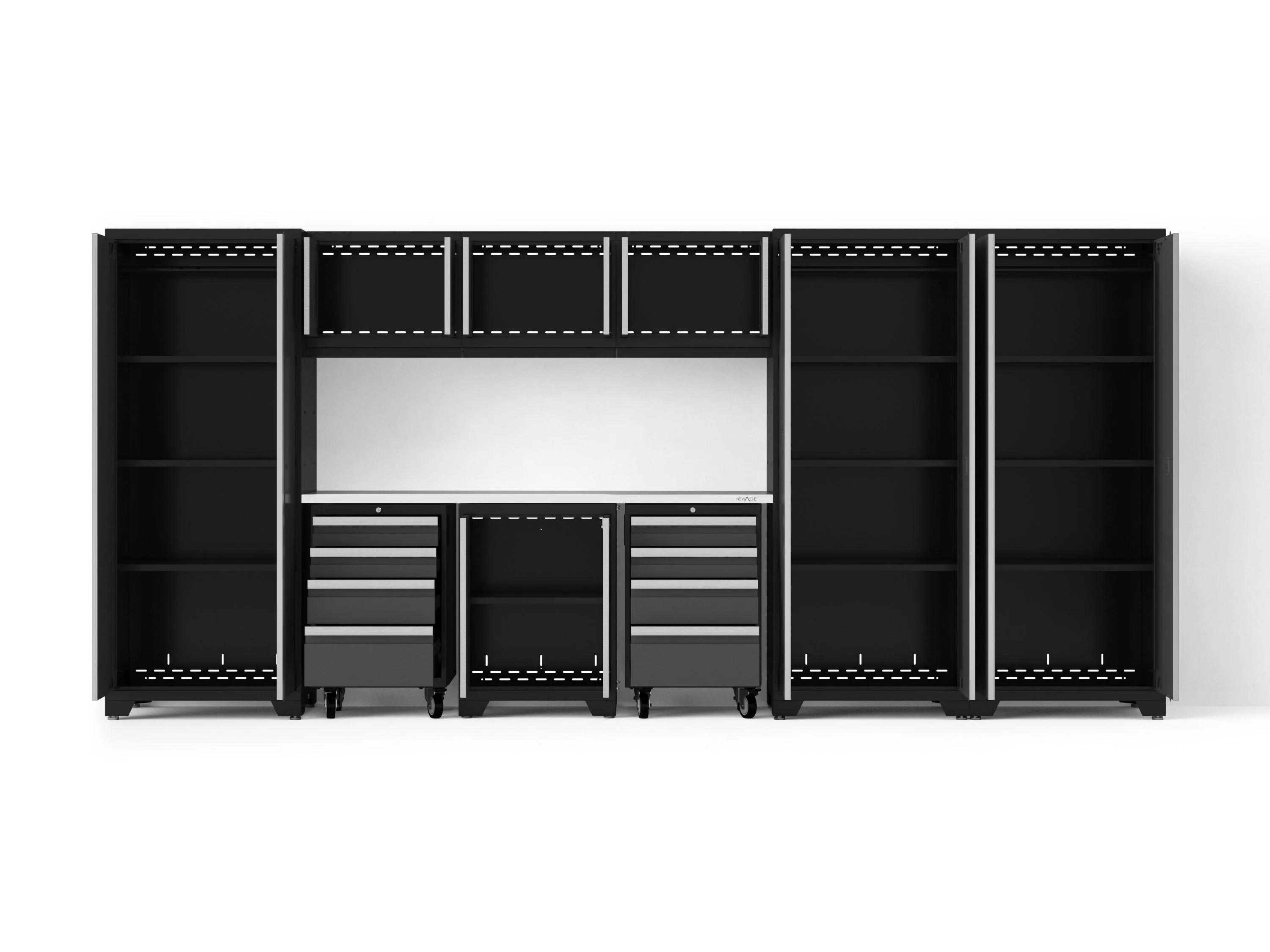 Newage Bold XL 10-Piece Garage Cabinet Set 24-Inch Deep Steel - Image 14