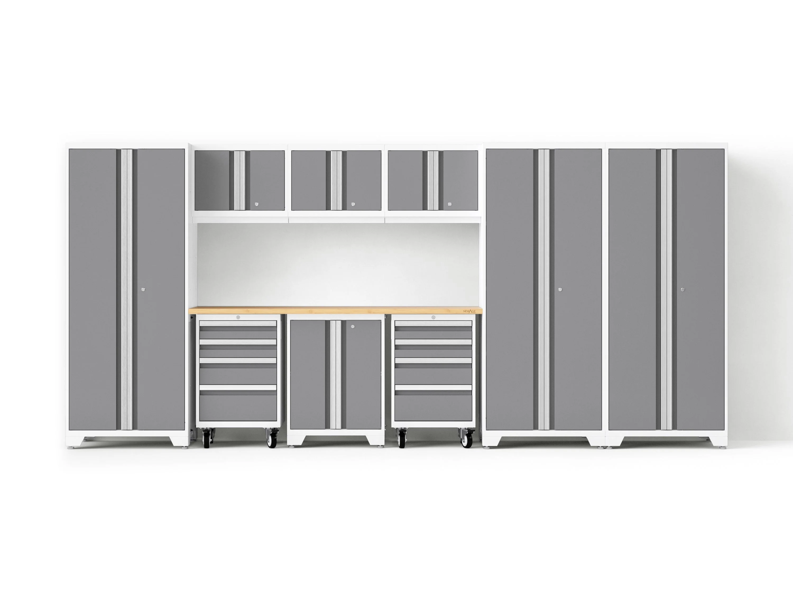 Newage Bold XL 10-Piece Garage Cabinet Set 24-Inch Deep Steel - Image 24