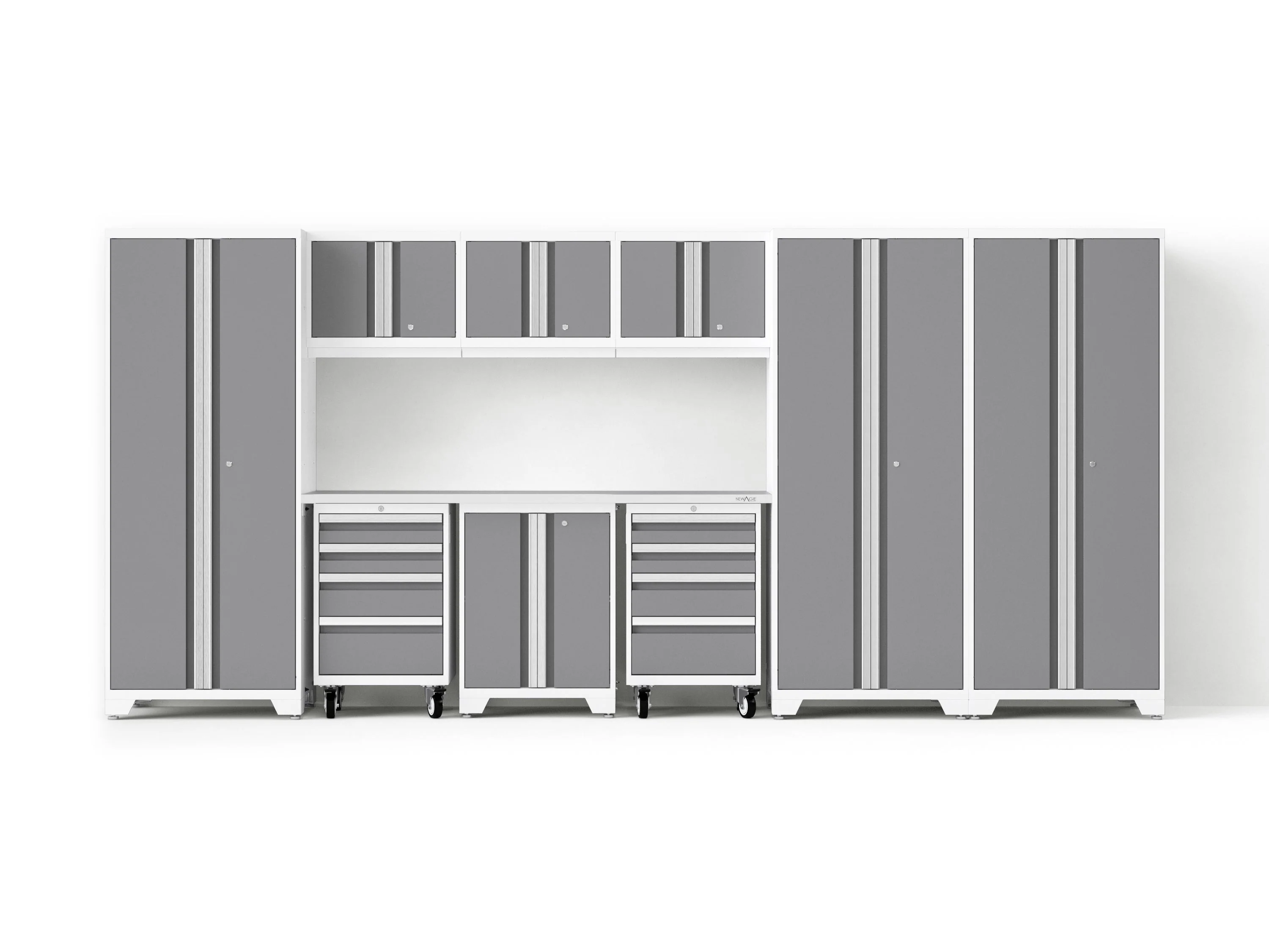 Newage Bold XL 10-Piece Garage Cabinet Set 24-Inch Deep Steel - Image 35