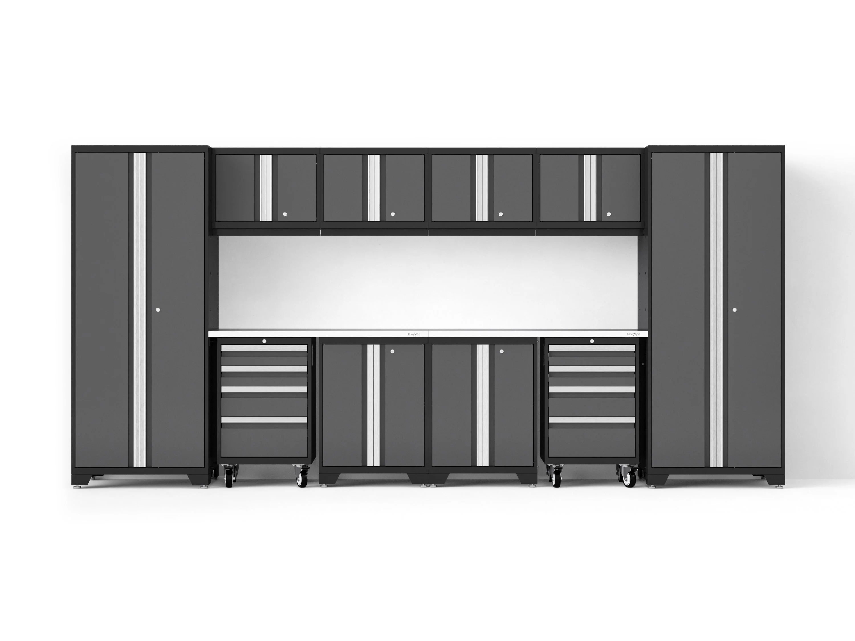 Newage Bold XL 12-Piece Garage Cabinet Set Heavy-Duty Steel Storage Solution - Image 13