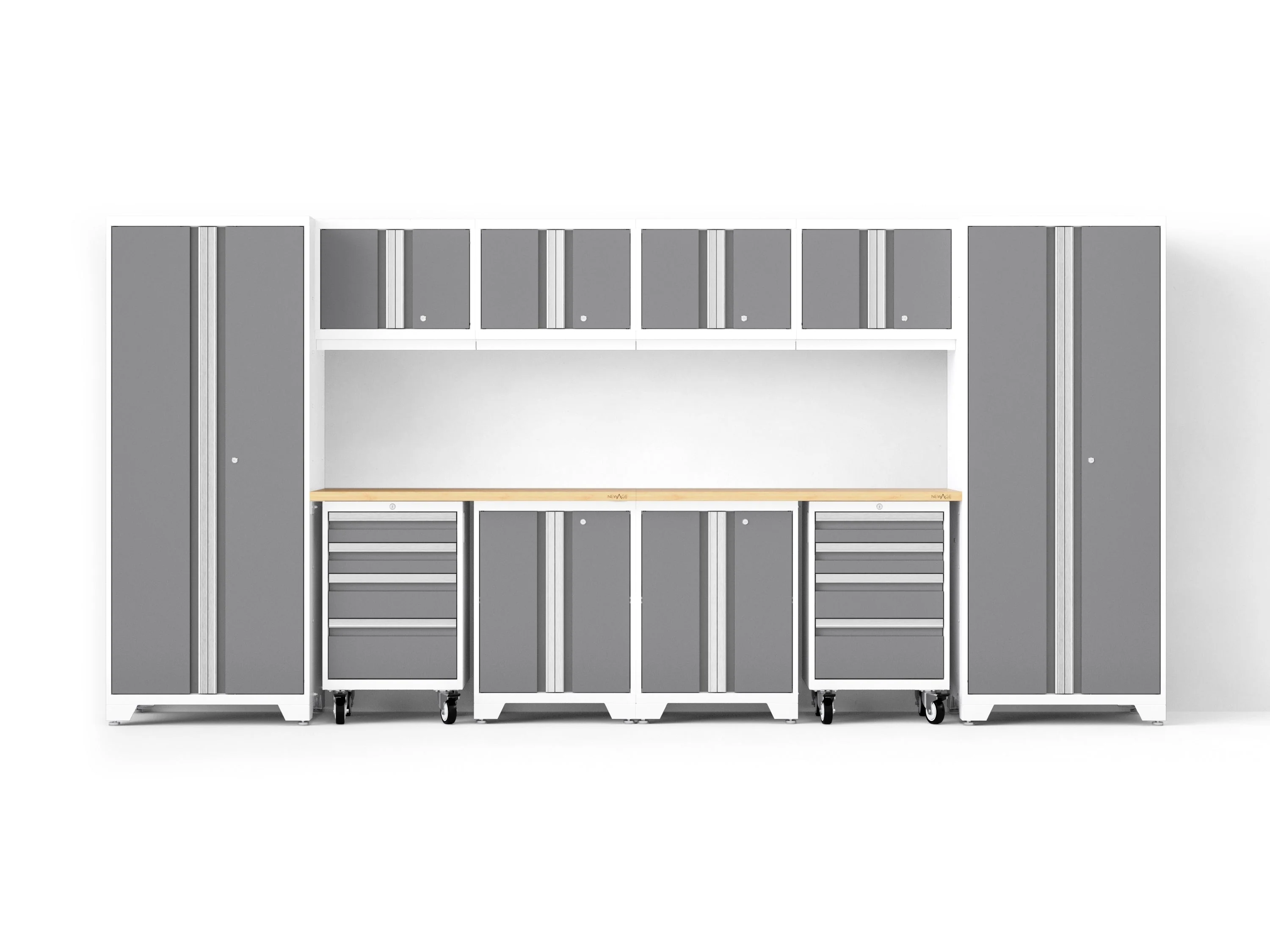 Newage Bold XL 12-Piece Garage Cabinet Set Heavy-Duty Steel Storage Solution - Image 24