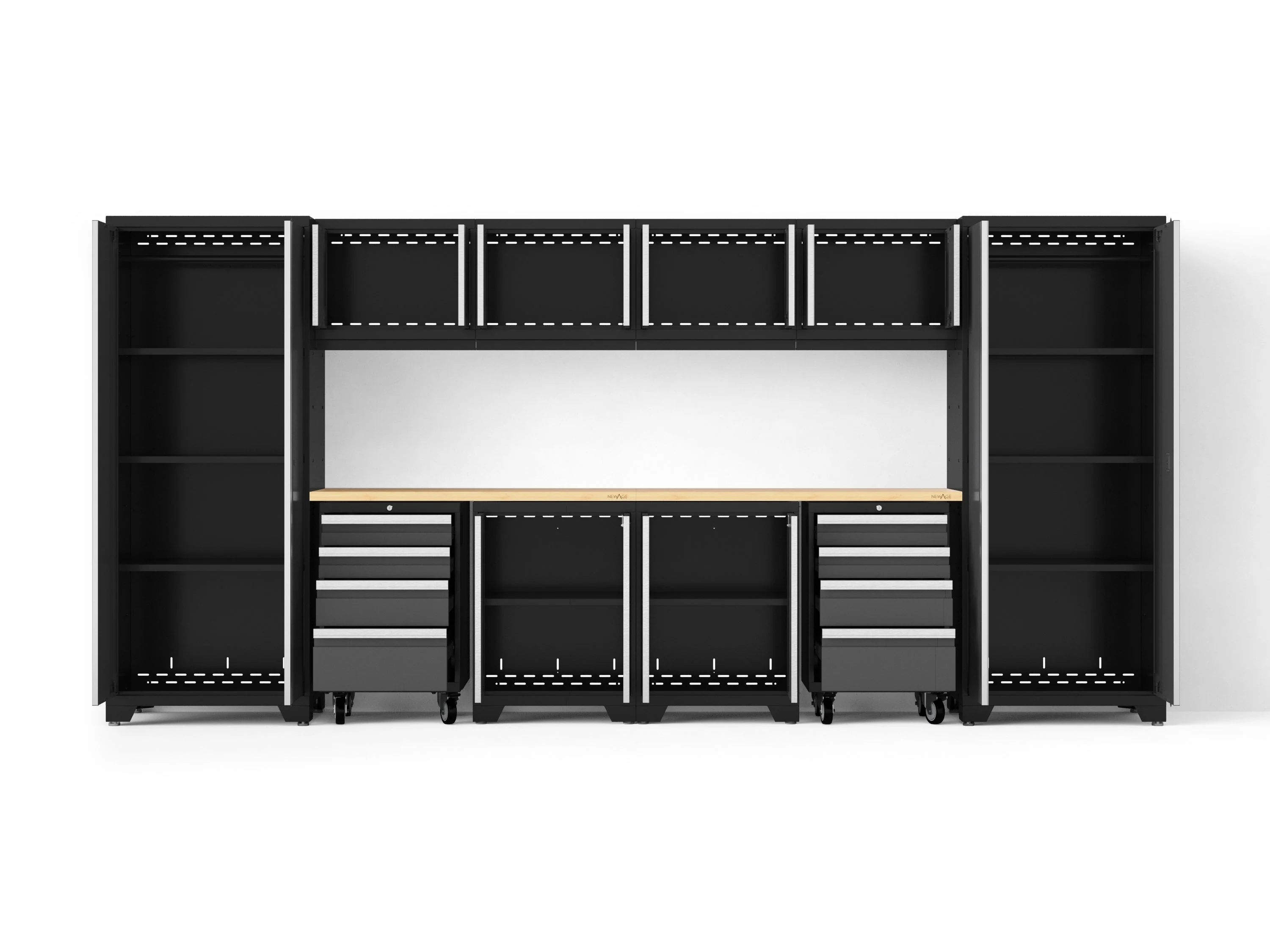 Newage Bold XL 12-Piece Garage Cabinet Set Heavy-Duty Steel Storage Solution - Image 3