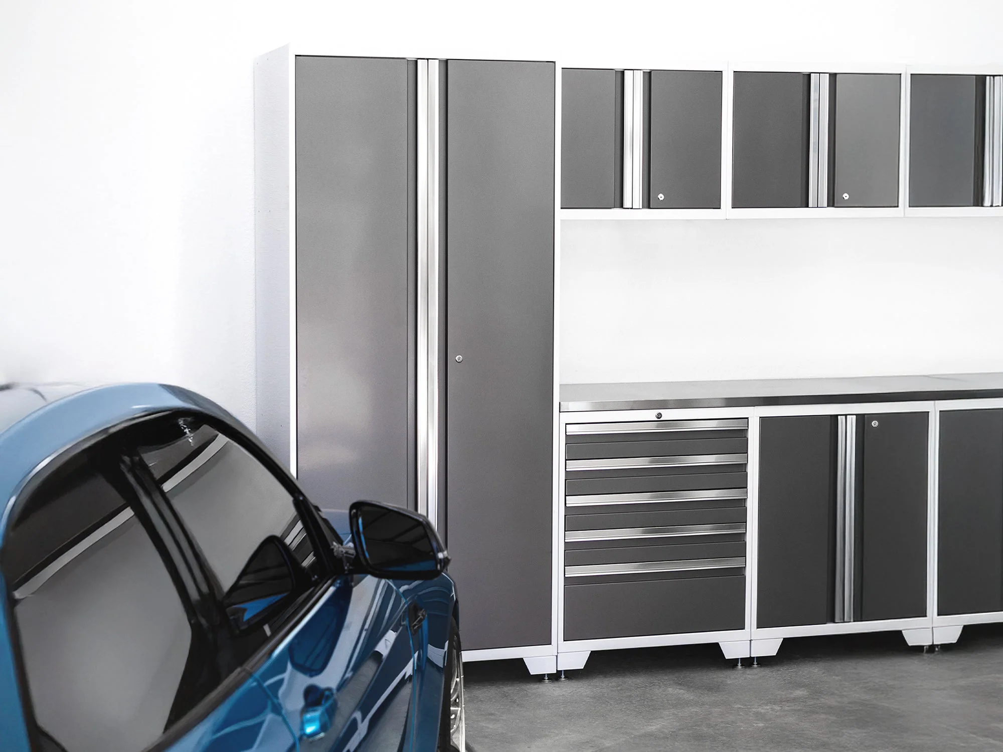 Newage Bold XL 14-Piece Heavy-Duty Steel Garage Cabinet Set with Deep Storage - Image 28