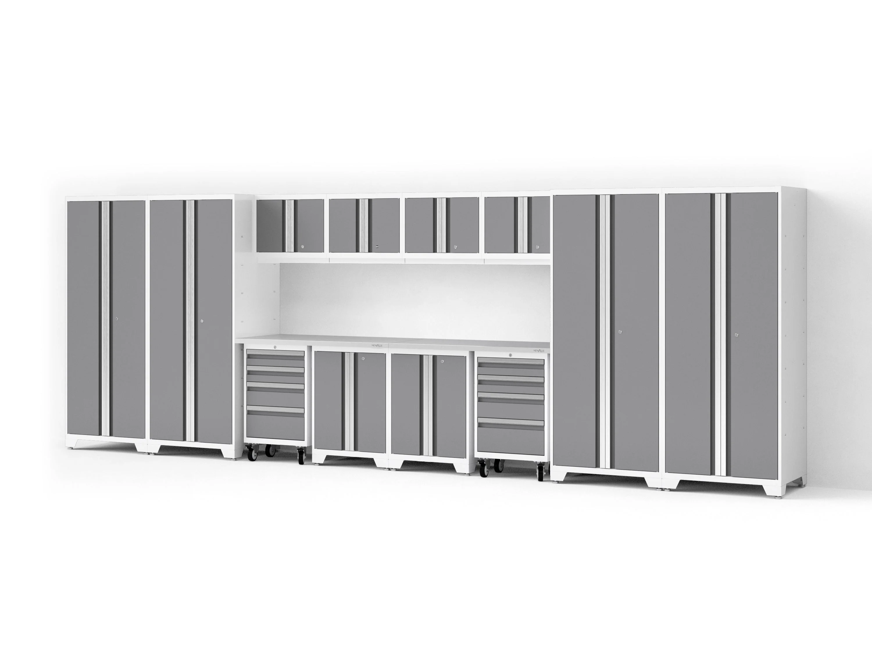 Newage Bold XL 14-Piece Heavy-Duty Steel Garage Cabinet Set with Deep Storage - Image 34