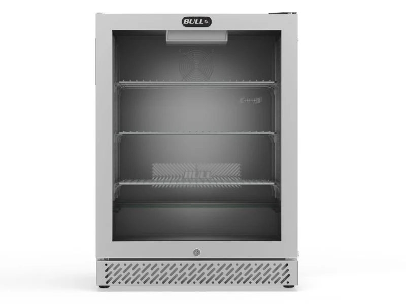 Bull 4.9 Cu. Ft. Premium Outdoor Rated Compact Refrigerator with Glass Door - 13100