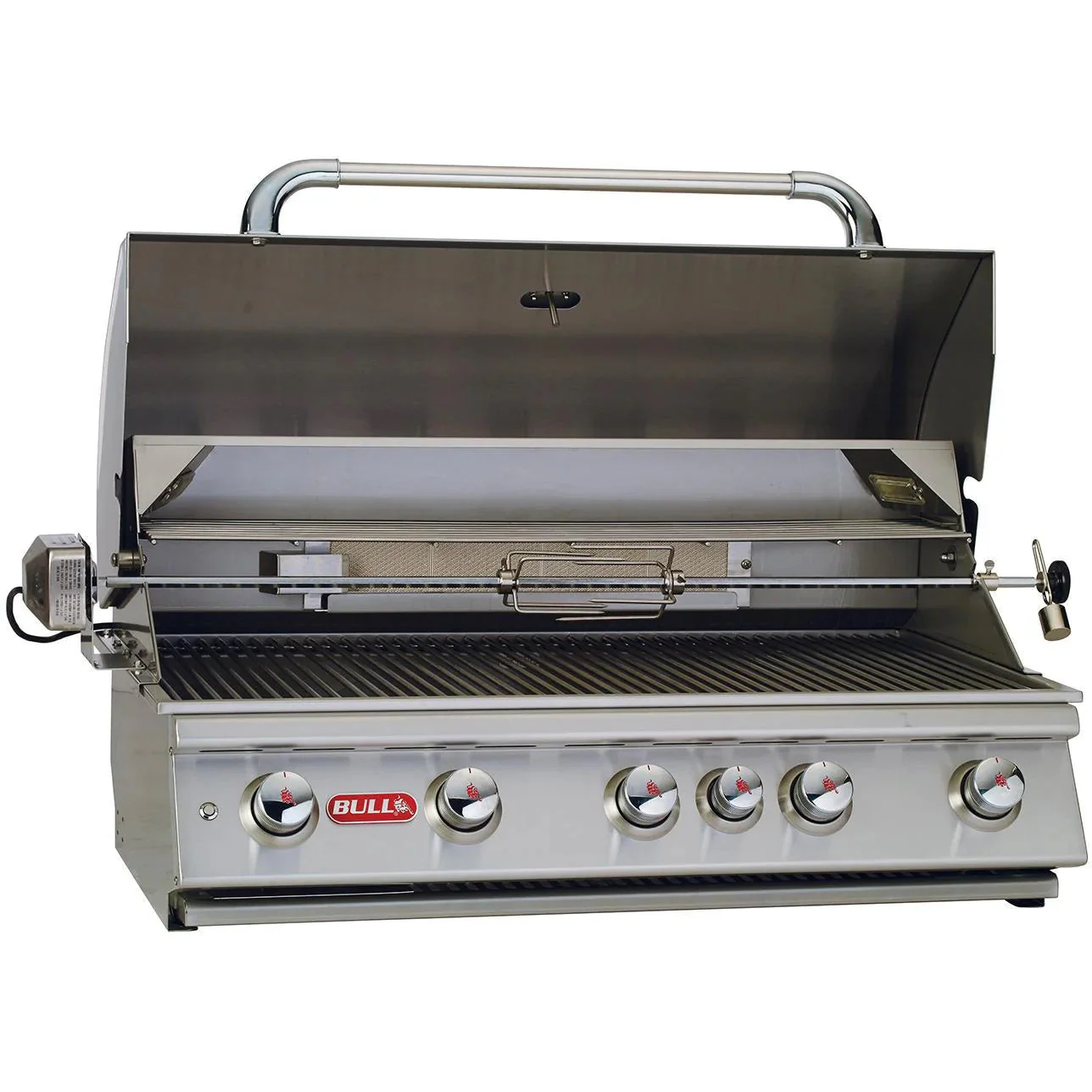 Bull Brahma 38-Inch 5-Burner Built-In Natural Gas Grill With Rotisserie - Image 2