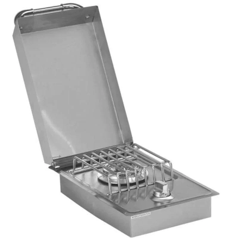 Bull Drop-In Natural Gas Single Side Burner W/ Stainless Steel Lid