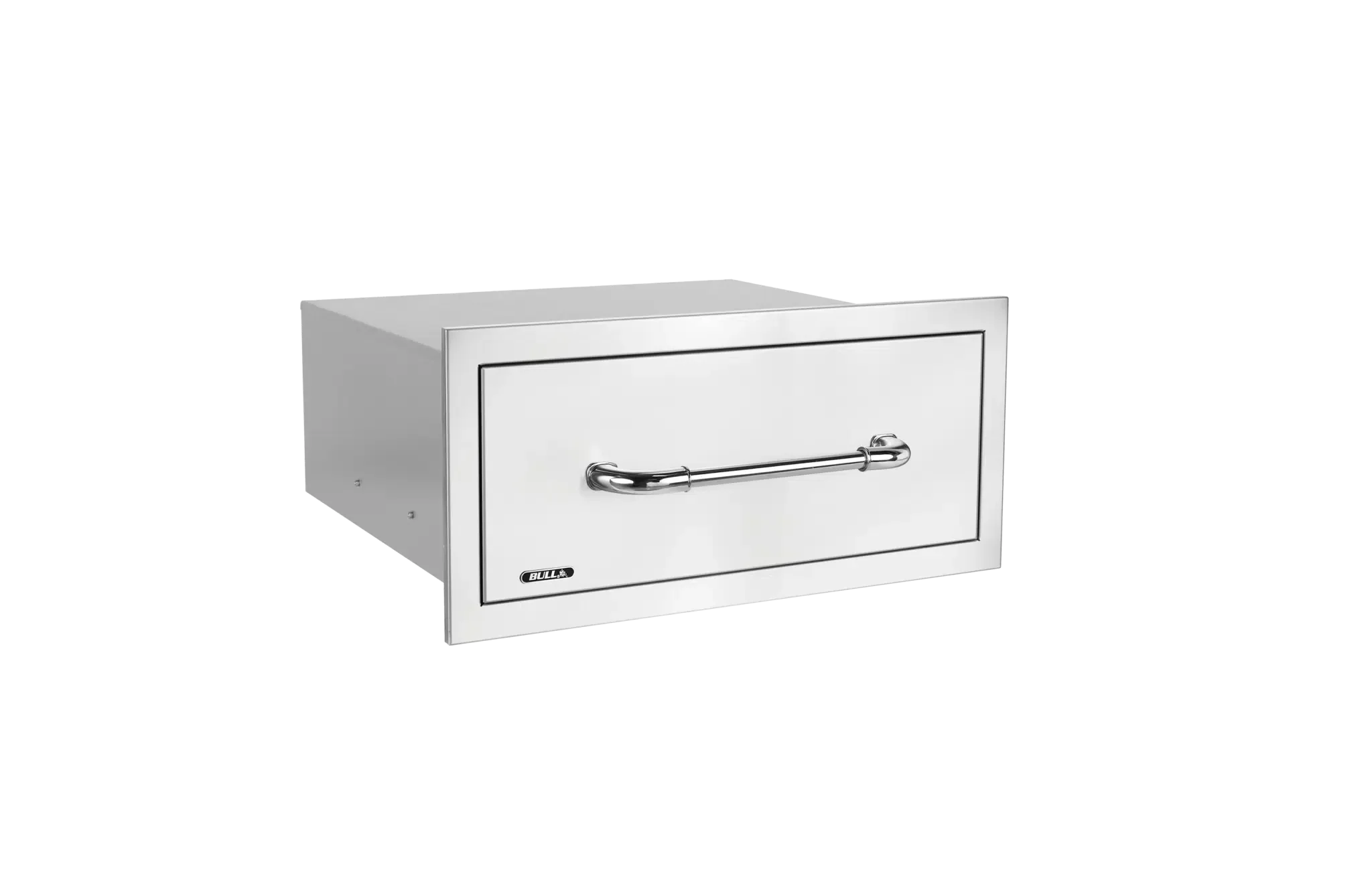 Bull Large Single Stainless-Steel Drawer with Reveal - 19980 - Image 2