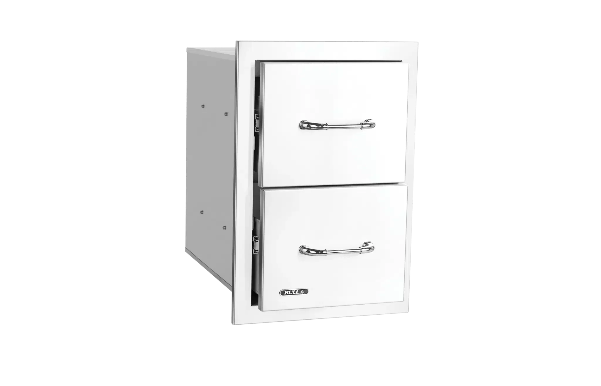 Bull Stainless Steel Double Drawer with Reveal - 56990 - Image 2