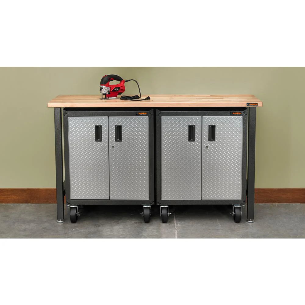 Gladiator Caster Kit for Ready to Assemble Freestanding Garage Cabinets - Image 3