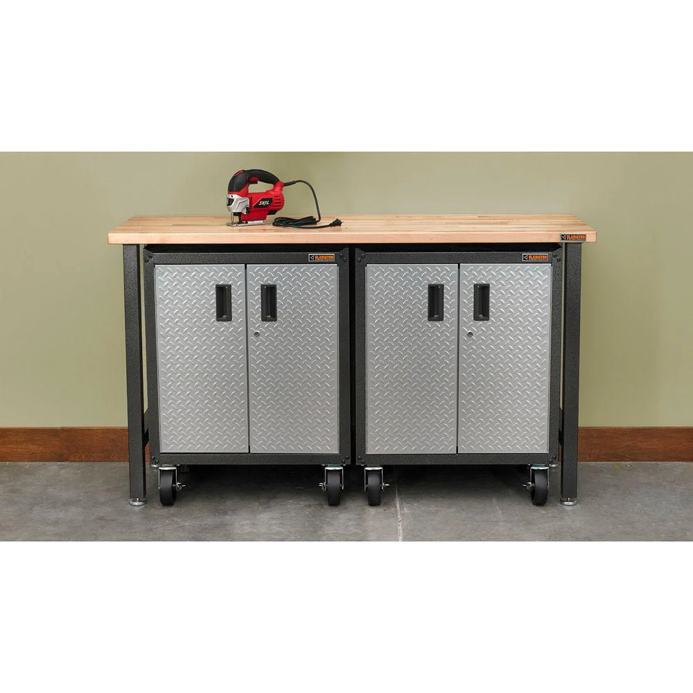 Gladiator Caster Kit for Ready to Assemble Freestanding Garage Cabinets - Image 6