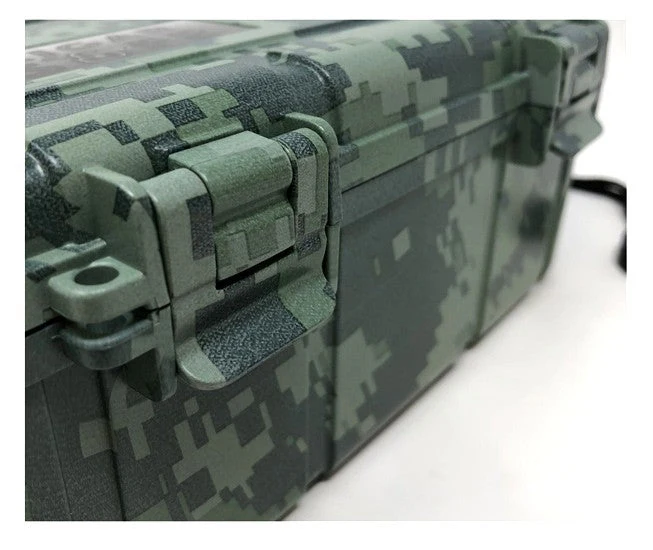 Prestige Import Group Cigar Safe 15 Camouflage Travel Humidor - 15-Capacity Protective Case - Image 2